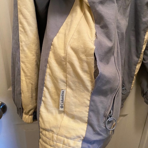 Women’s Small Periwinkle Blue & cream Columbia Convert multilayered snow jacket - Picture 10 of 12